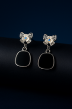 Midnight Bloom Earrings | Gold-Plated Stainless Steel – KZ8812317