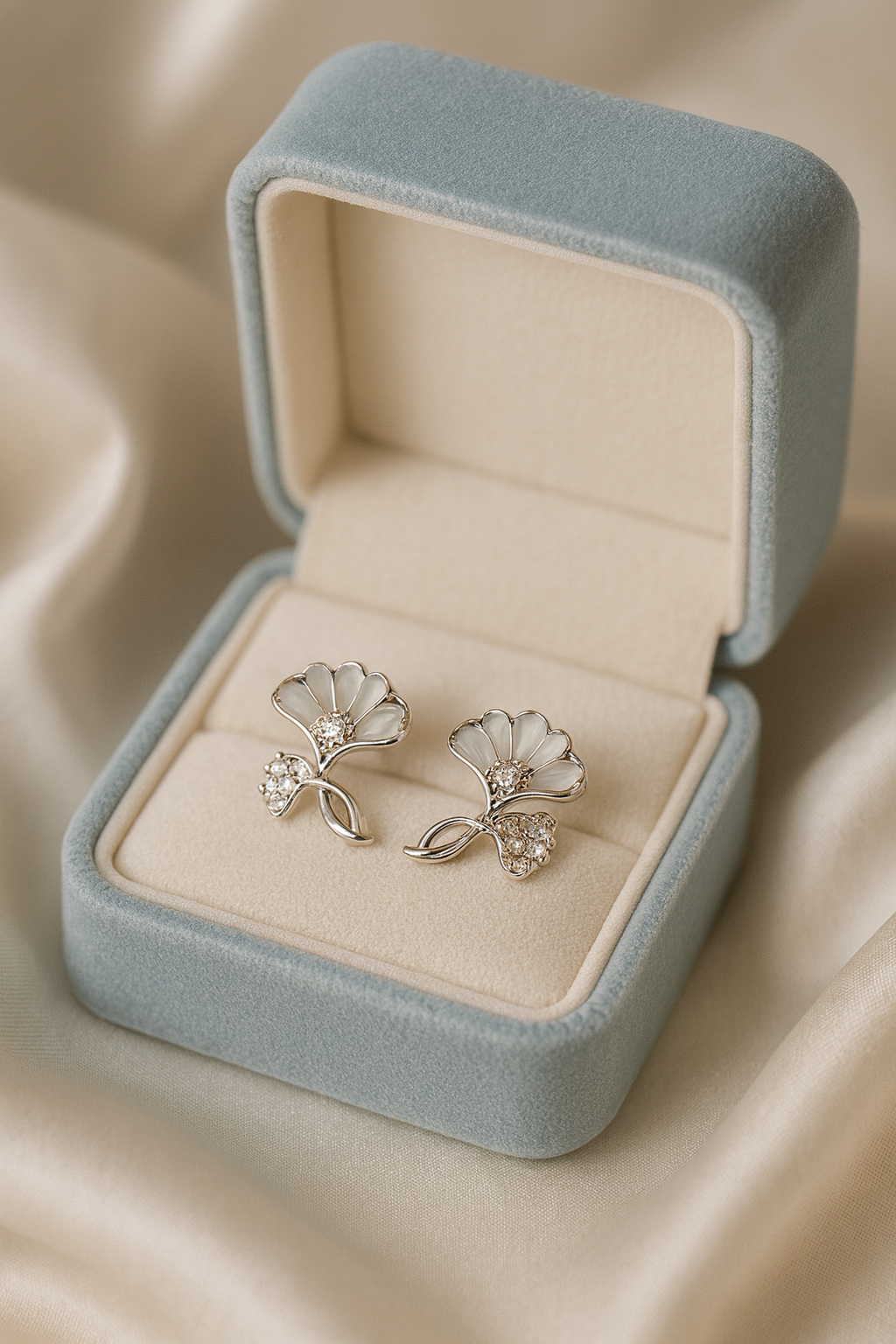 Lumina Cluster & Pearl Studs | Gold-Plated Stainless Steel – PL8812375