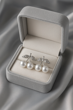 Silver Cherry Blossom Studs | Gold-Plated Stainless Steel– PL8812376