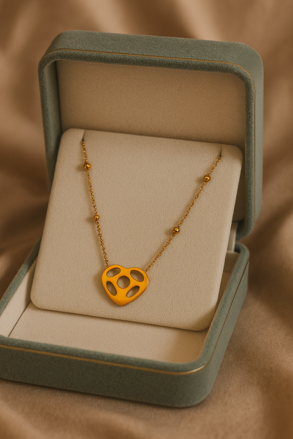 Cut-Out Love Pendant | Gold-Plated Stainless Steel– KZ8812349