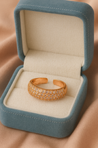 Grace Band Ring | Gold-Plated Brass Adjustable Ring –SCB8812384