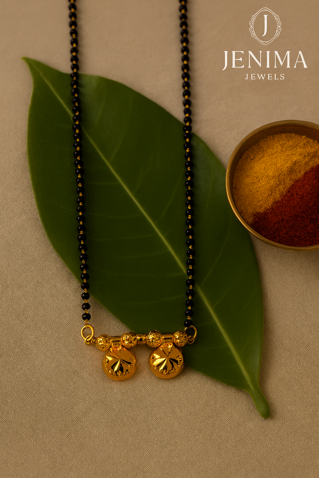 Pavitra Pushp Mangalsutra | Gold-Plated Stainless Steel–RY8812389