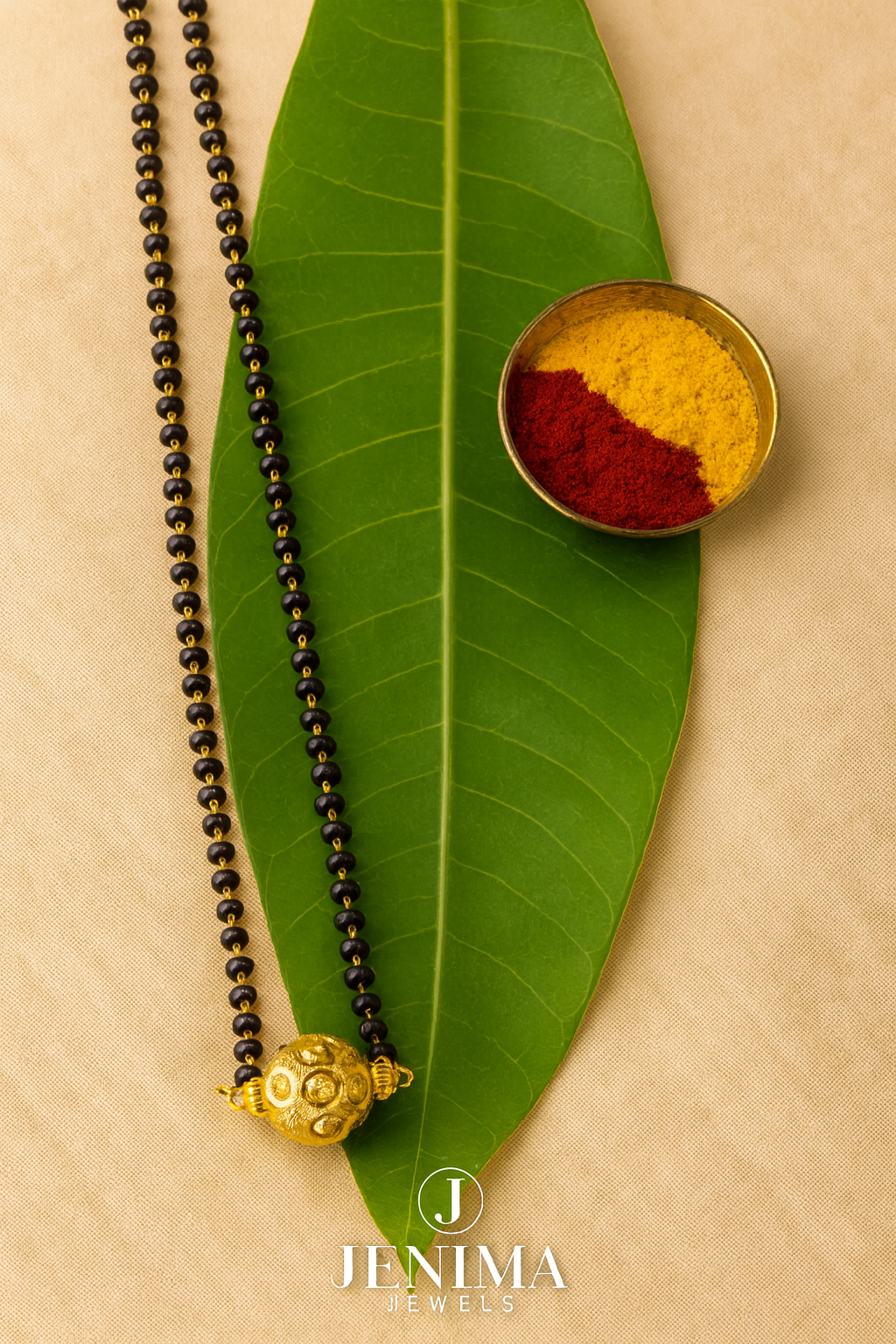 Traditional Grace Mangalsutra | Gold-Plated Stainless Steel–RY8812391