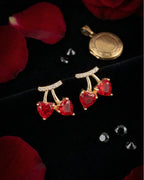 Cherry Kiss Earrings | Gold-Plated Stainless Steel  – KZ8812318