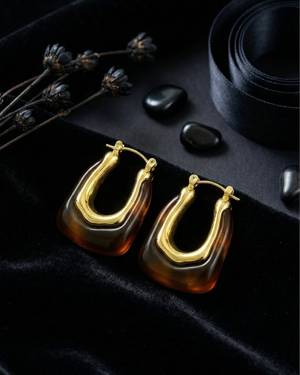 Golden U-Drops | Gold-Plated Stainless Steel– KZ8812335