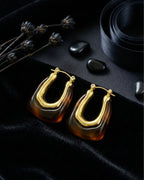 Golden U-Drops | Gold-Plated Stainless Steel– KZ8812335