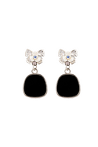 Midnight Bloom Earrings | Gold-Plated Stainless Steel – KZ8812317