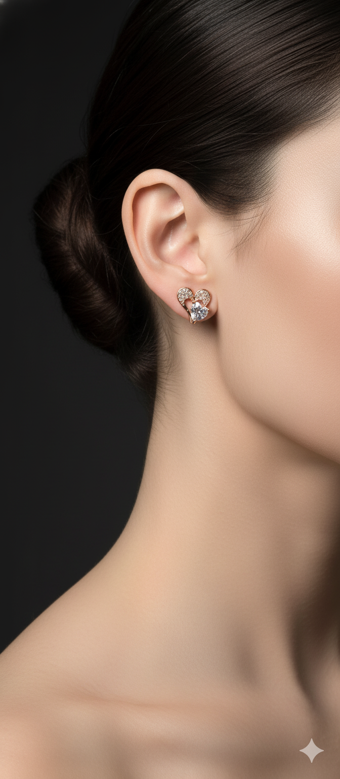 Mini Heart Twinkle Studs | Gold-Plated Brass– KZ8812342