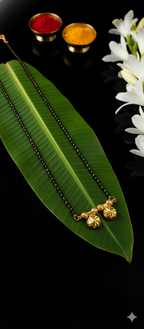 Pavitra Pushp Mangalsutra | Gold-Plated Stainless Steel–RY8812389