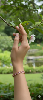 Pink Radiance Luxe Bracelet | Gold-Plated Stainless Steel – KZ8812369