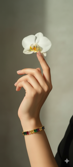 Rainbow Luxe Baguette Bracelet | Gold-Plated Stainless Steel – KZ8812370