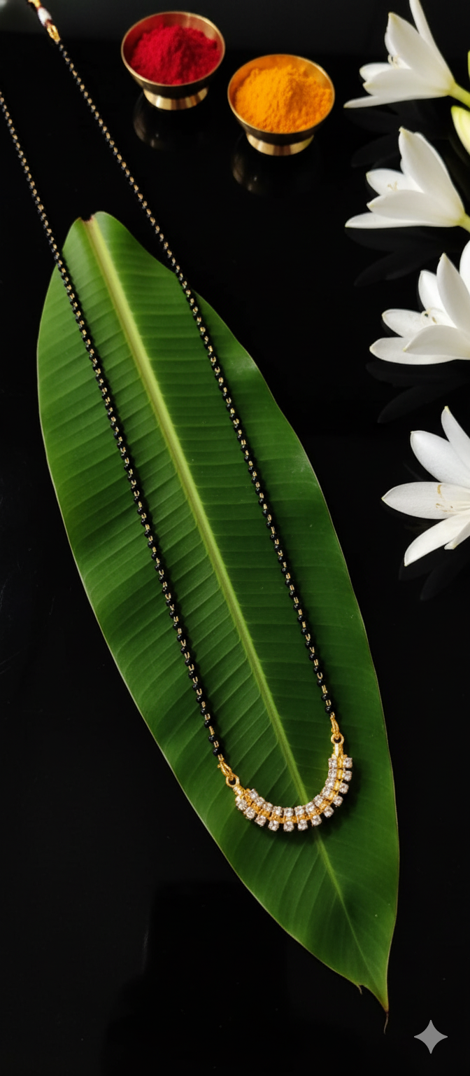 Royal Vows Edition Mangalsutra | Gold-Plated Stainless Steel–RY8812386