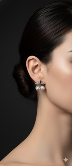 Silver Cherry Blossom Studs | Gold-Plated Stainless Steel– PL8812376