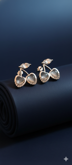 Sweetheart Cherry Studs | Gold-Plated Stainless Steel– PL8812377