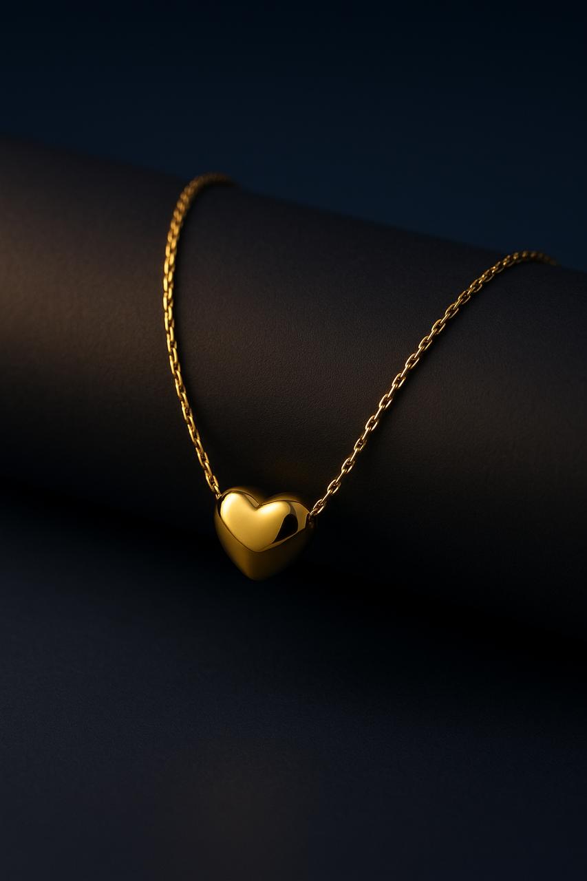 Minimal Heart Necklace- KZ8812307