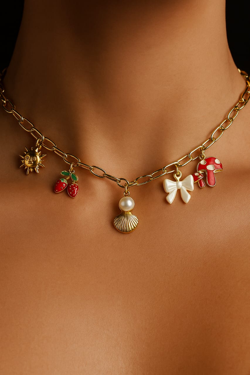 Coastal Cuties Charm Necklace-KZ8812325