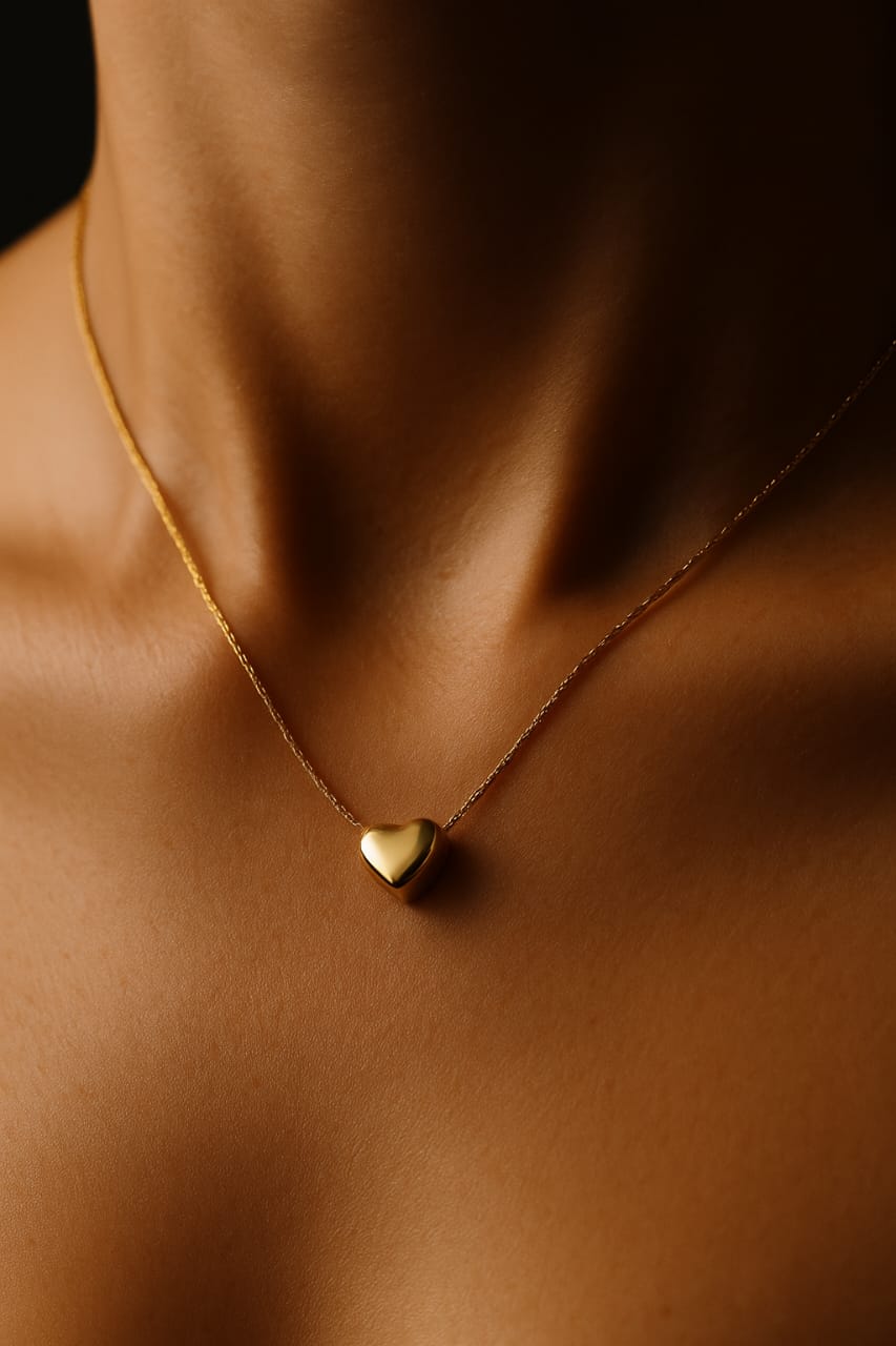 Minimal Heart Necklace- KZ8812307