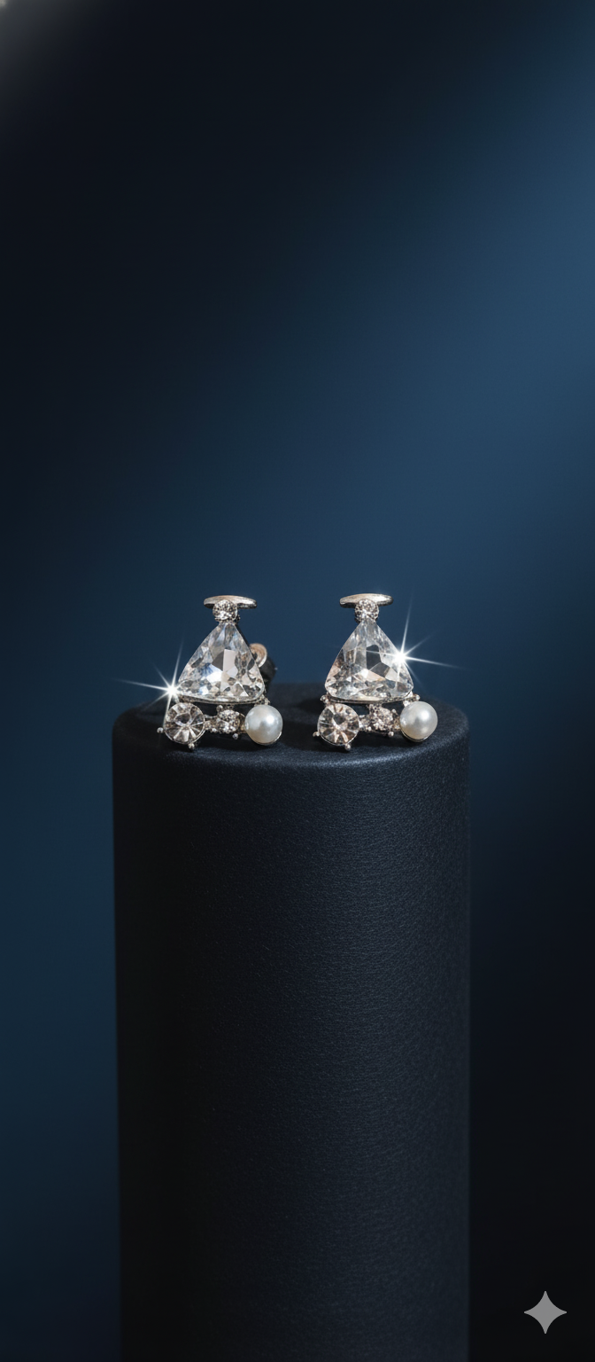 Winter Dream Pearl Earrings | Gold-Plated Stainless Steel– PL8812374