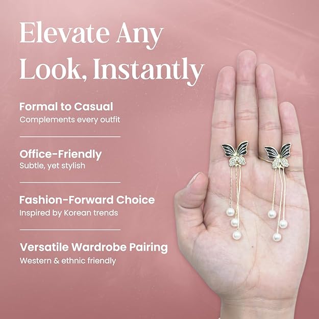 4 Pair Korean Style Earrings for Girls | Earrings Combo Set for Women - J124