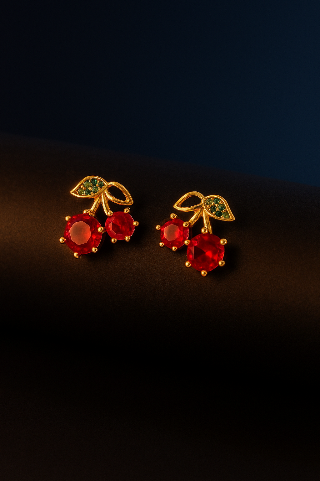 Scarlet Cherry Earring-KZ8812315