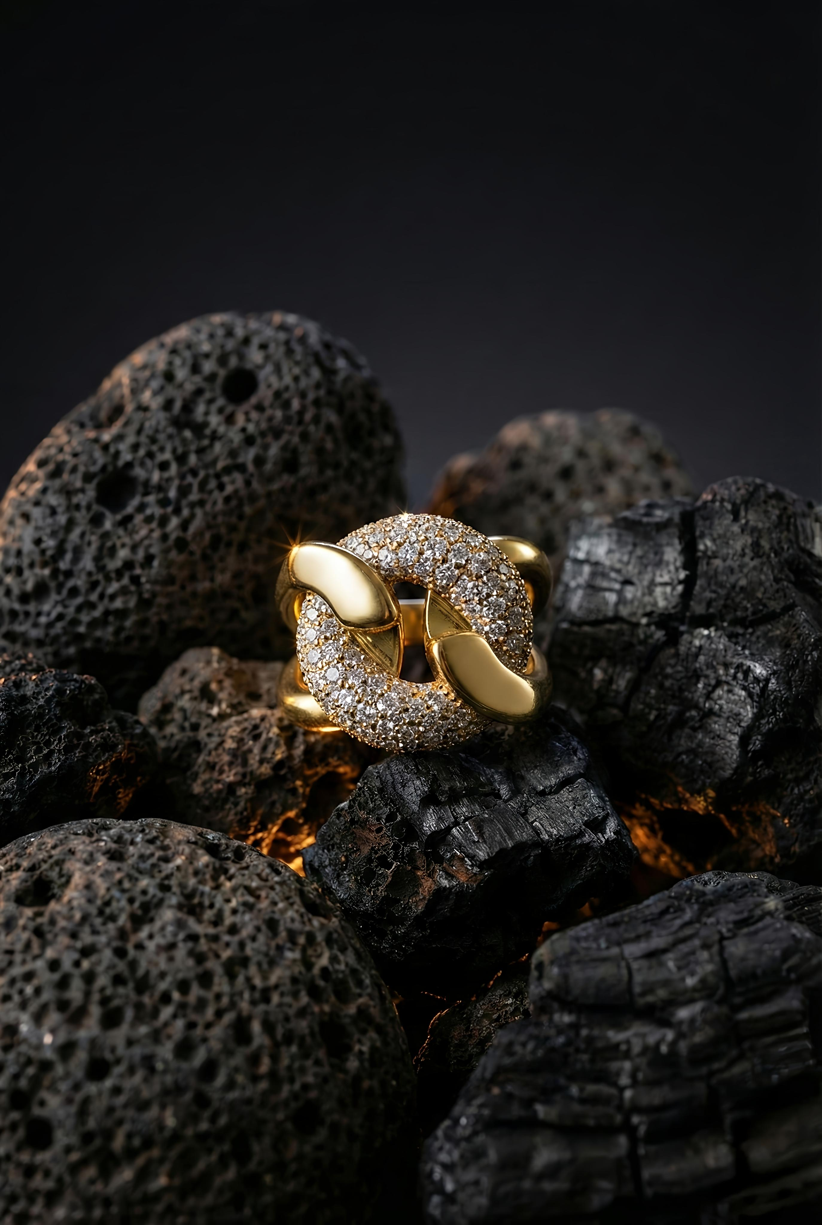 Royal Knot Ring | Adjustable Gold-Plated Stainless Steel–KZ8812392