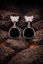 Midnight Bloom Earrings | Gold-Plated Stainless Steel – KZ8812317