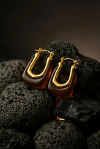 Golden U-Drops | Gold-Plated Stainless Steel– KZ8812335